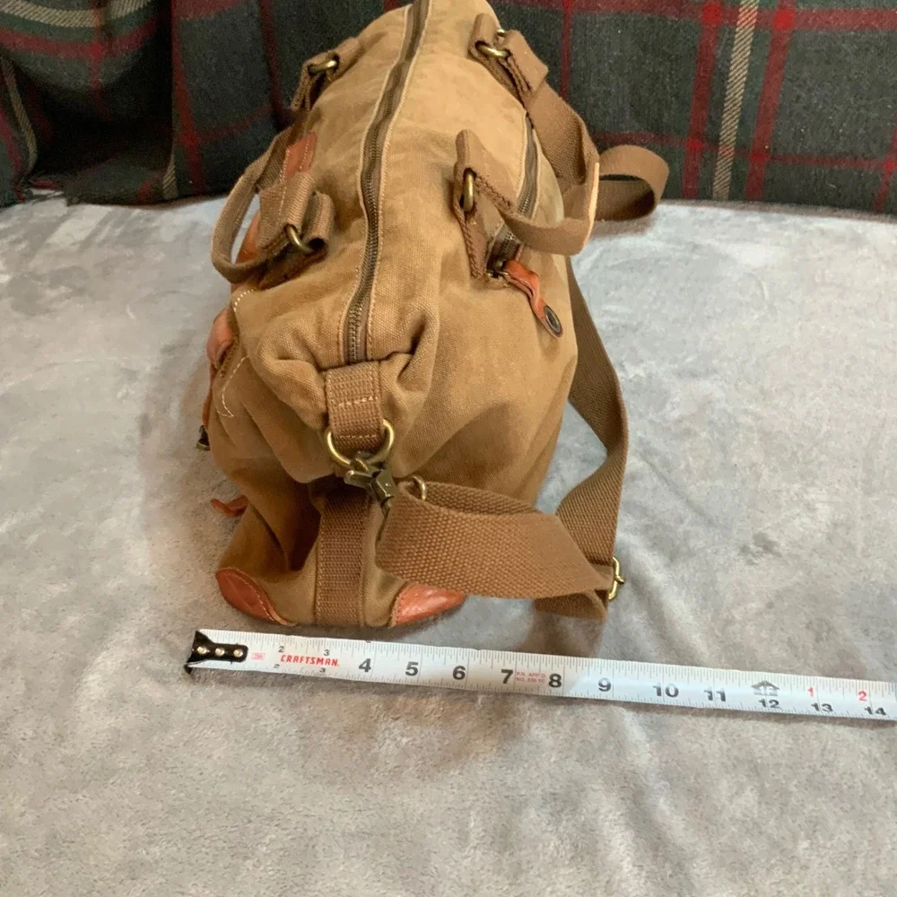 Rare Bed Stu Messenger Bag Canvas/Leather Townsend Shoulder Bag Travel